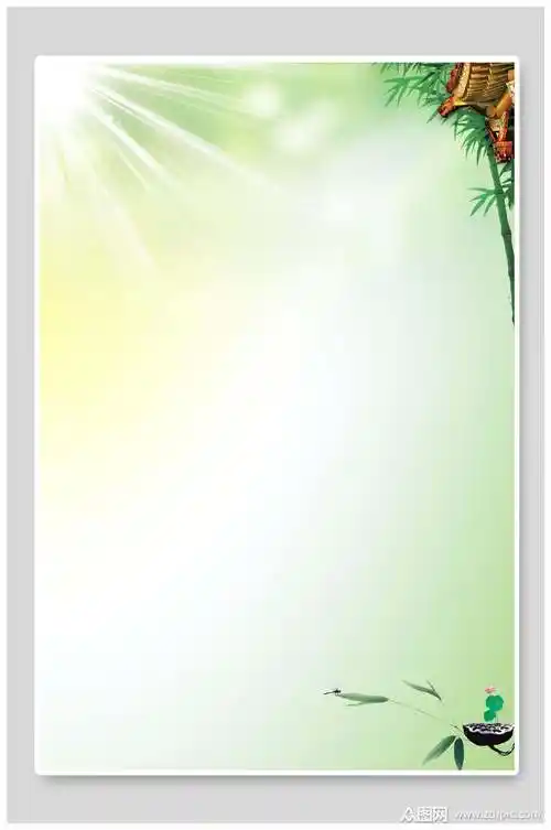 绿色国风海报背景模板下载-编号2531578-众图网