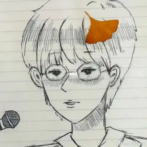 秋天捡的银杏叶90#刘耀文  #手绘  #银杏叶