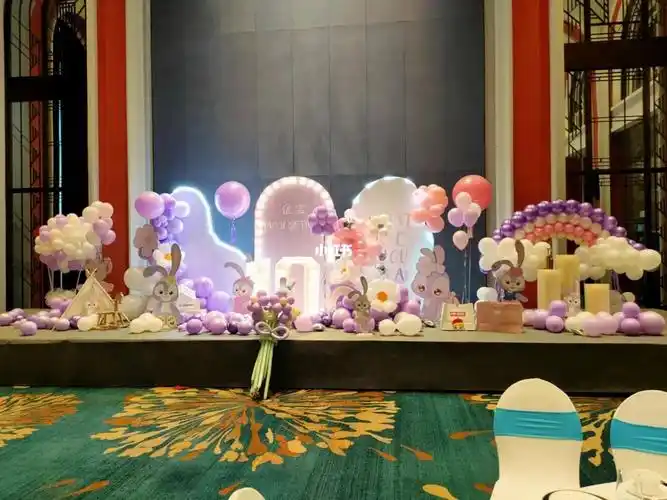 十岁小女孩生日宴星黛露派对布置