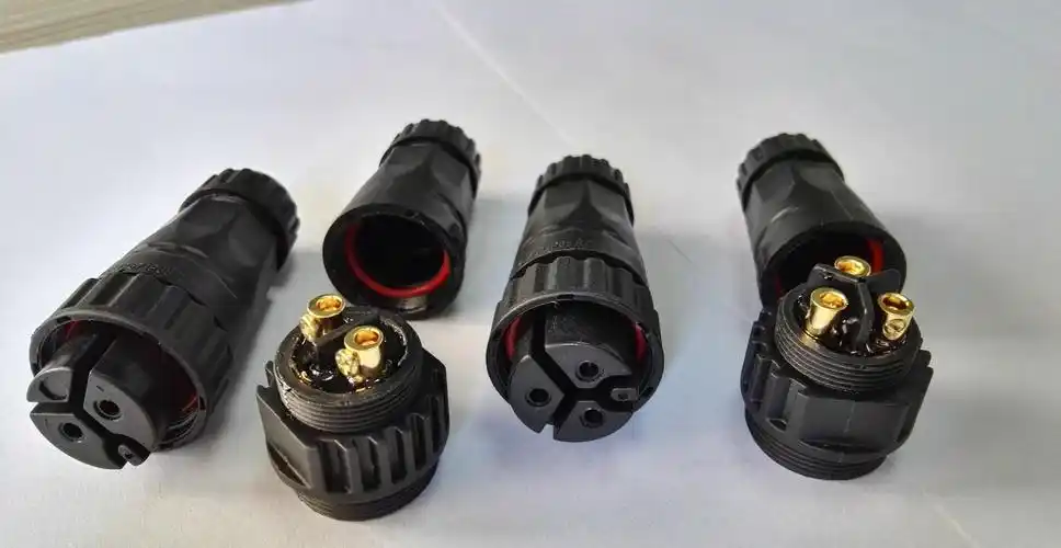 连接器机柜插头插座防漏电m22面板公母防水连接器