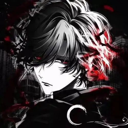 暗黑系头像,黄粱一梦,倾厦而醒