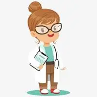 牙科女医生头像卡通【点击鼠标右键下载】