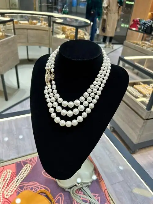西太后三层珍珠项链