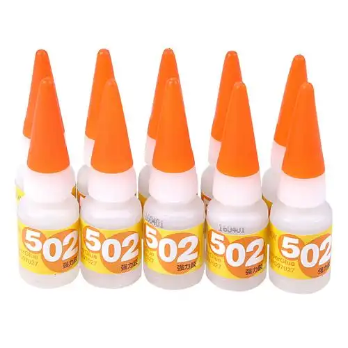 晨光mgawg97027快干强力胶502胶水8g10支装盒
