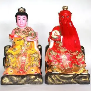 日月星君 神像树脂佛像工艺摆饰 树脂工艺品加工定制尺寸自选