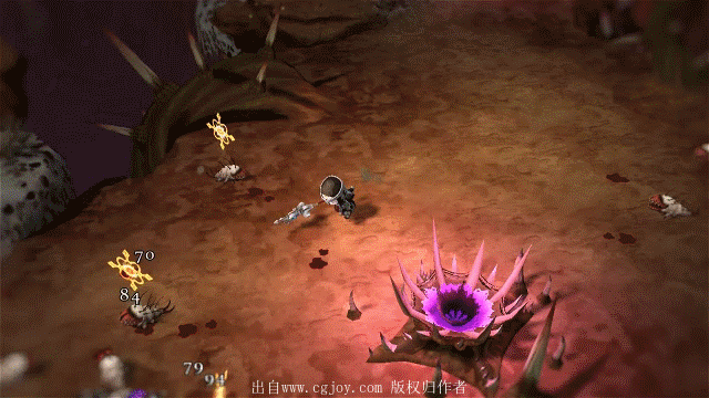 《dungeon striker》绚丽技能gif演示 high priests篇-游戏特效交流