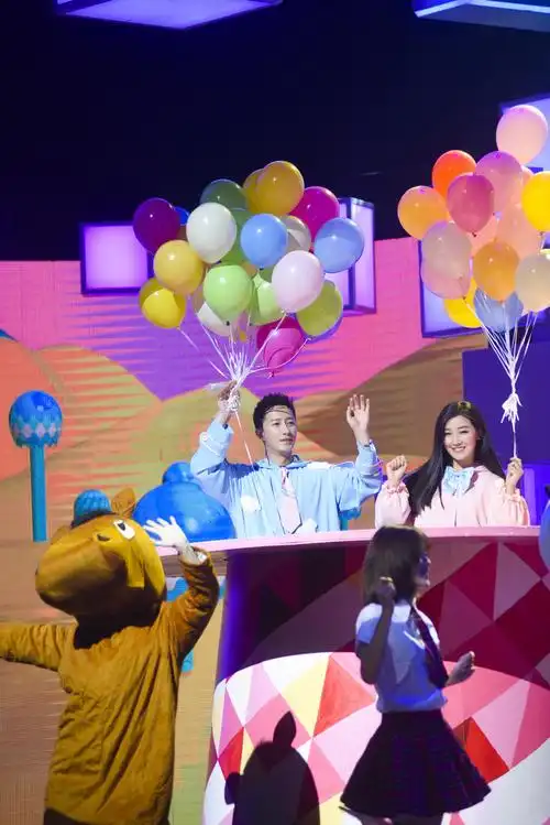 韩庚《快乐大本营》高清综艺剧照图片