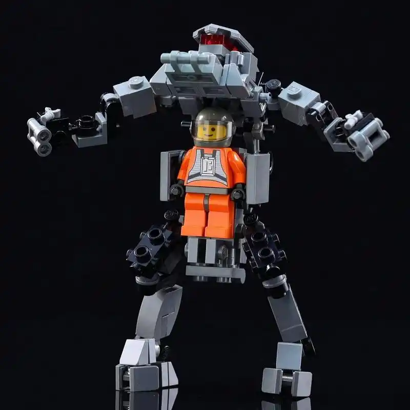 moko大神新的小型乐高moc机甲分享 大家好~今天继续给大家分享moko