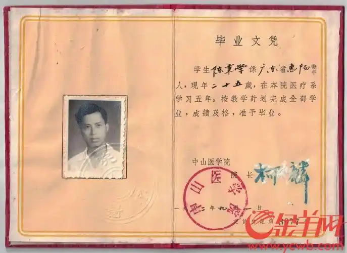 杏林往事陈秉学秉学立志敢为人先开创国内麻醉学多个第一