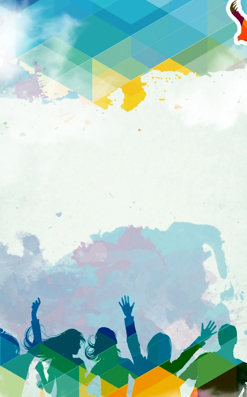 校园活动海报背景素材