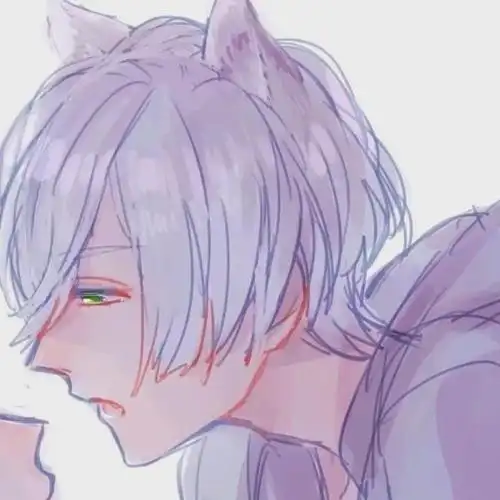 动漫情侣头像与你互相折磨到白头