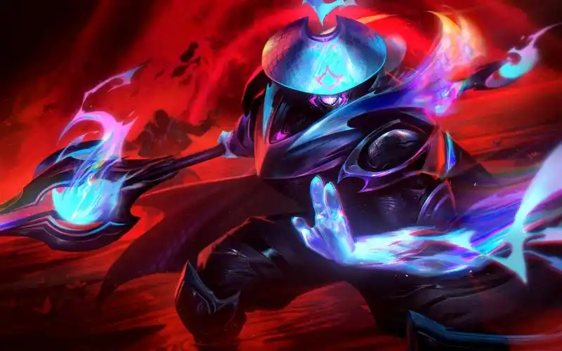 empyrean 贾克斯 新皮肤系列 预览 特效 原画 炫彩【英雄联盟】