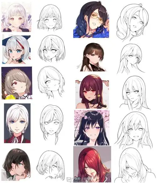 作业:从零开始学漫画设计之漫画人物五官的画法与训练技巧 - 用户6792