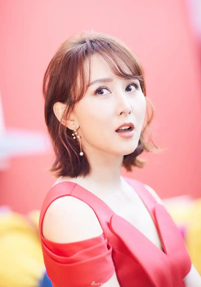 组图:胡静露肩红裙尽显雪肌 端庄甜笑气质十足_高清图集_新浪网