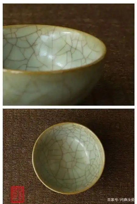 宋代汝窑开片之美