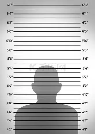 男人物元素条纹监狱背景