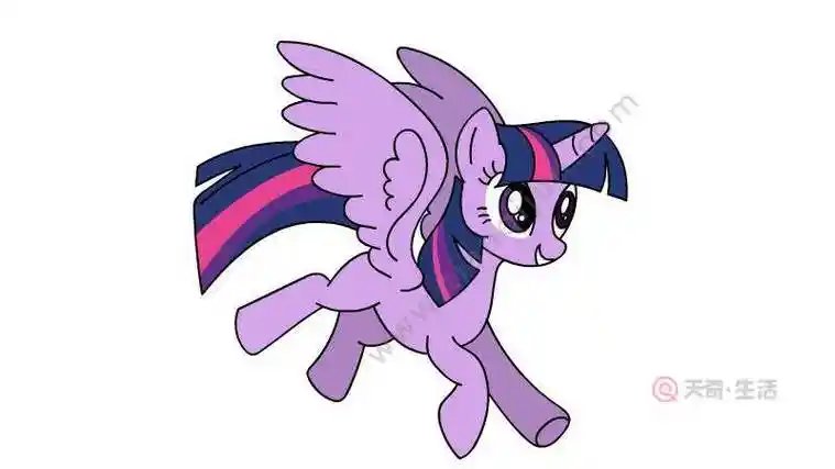 紫悦简笔画怎么画  紫悦简笔画步骤