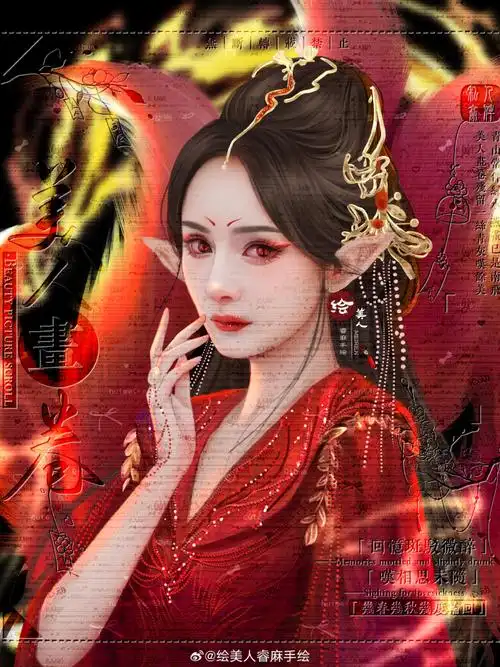 杨幂雅诗兰黛品牌全球代言人##杨幂 狐妖小红娘月红篇##杨幂涂山红红