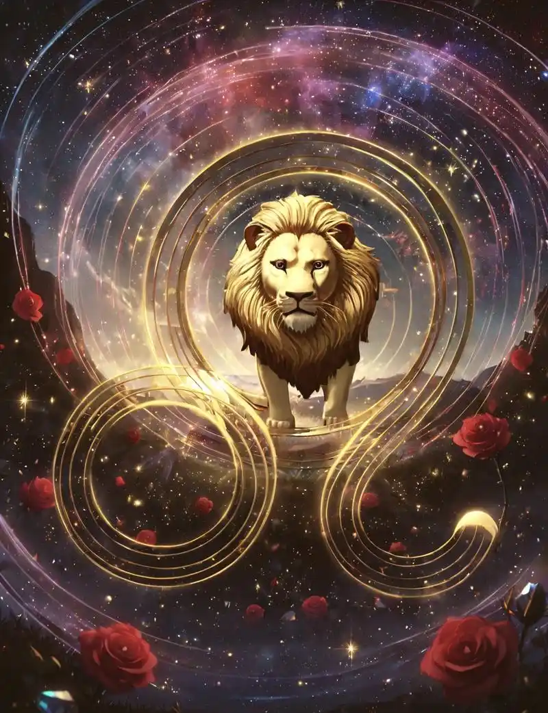 90星空下的狮子座壁纸03 90探索星空的奥秘,狮子座壁纸带你领略