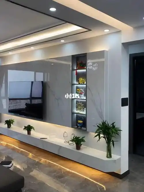 简约大气时尚的电视墙