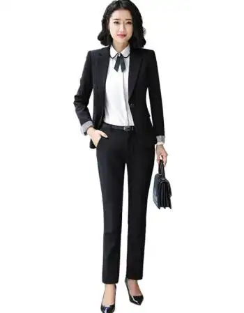 韵菲利 西装职业装女装套装秋冬新款女士时尚气质正装西服工作服工装