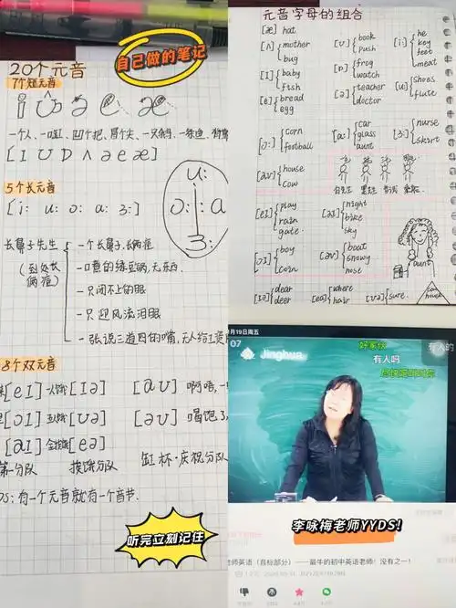 音标不会的都给我去听李咏梅老师的课