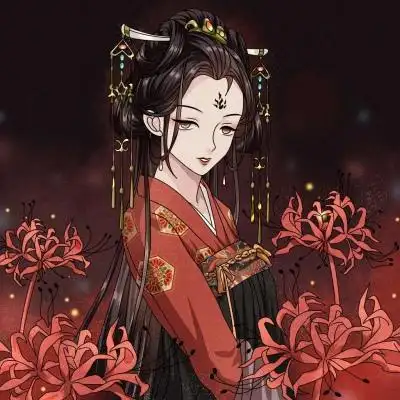 唐崎夜雨 手绘古风女头_女生头像_我要个性网