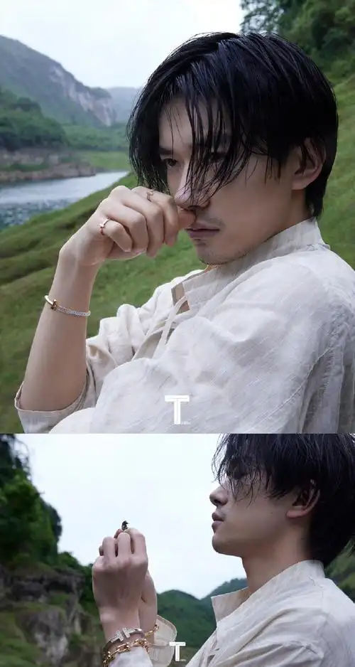 易烊千玺t六月刊成熟感大片##山间野王