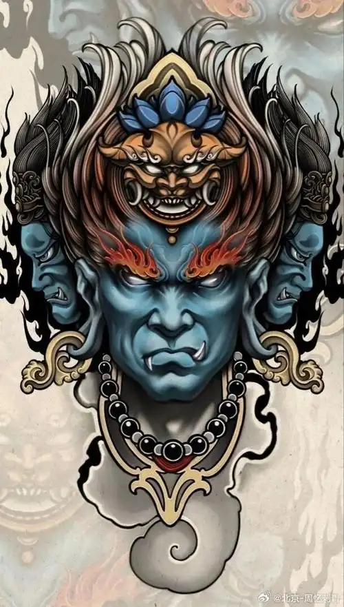 纹身分享##纹身设计##北京纹身店##满背纹身