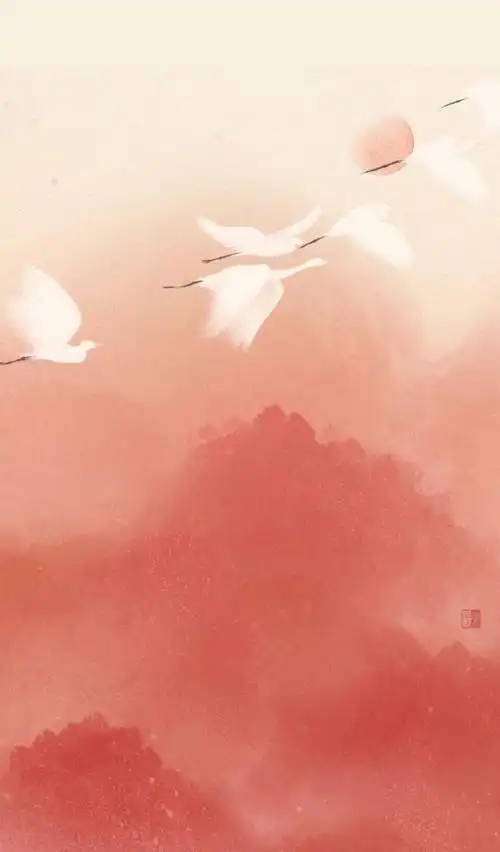 古风壁纸[超话]# [ 皎皎仙家鹤,远留闲宅. 来自古风插画师 - 微博