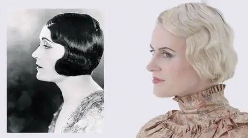 20世纪10年代,盘发是当时西方贵族的标准发型,通常将装饰别针和梳子戴