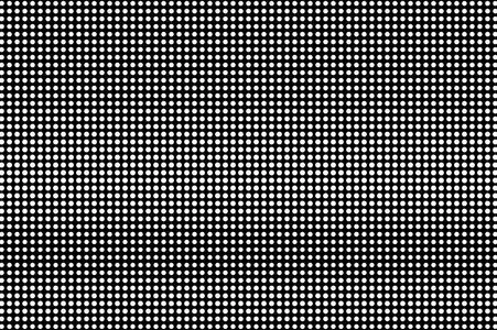 黑色背景上的白点. 圆形半色调矢量纹理. 光滑的点状梯度.