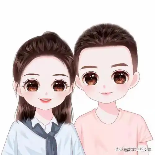 情侣日常  卡通图片,情侣日常秀恩爱(甜蜜幸福的卡通情侣头像)