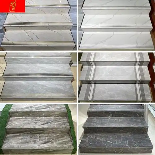 梯步砖楼梯砖瓷砖踏步砖通体大理石地砖地板砖一体台阶砖防滑梯级