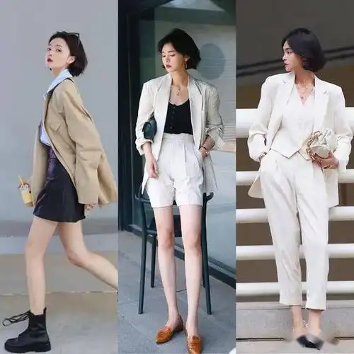 穿"西装 内搭"应当注意的穿搭思路日常生活中,很多女生都会跟风购买