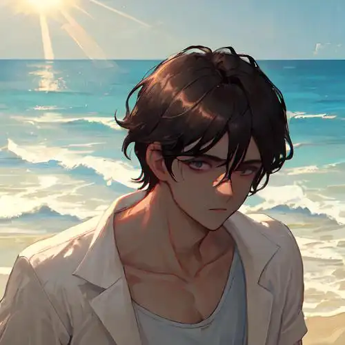 阳光帅气的男生头像二次元