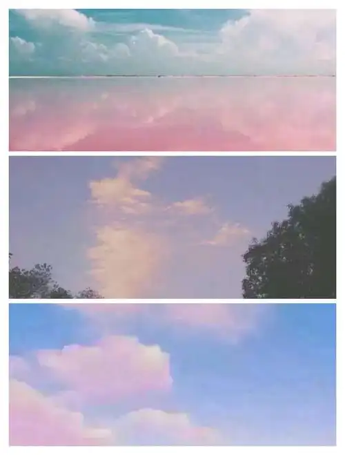 拼图式唯美天空壁纸