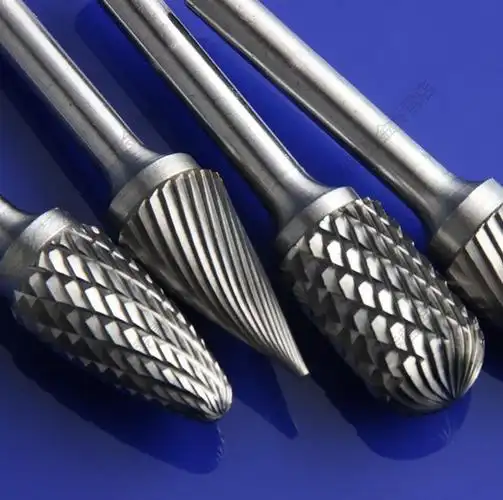 钨钢磨头3x5mm硬质合金旋转锉铣刀木工根雕扩孔金属打磨头单槽1号3x5