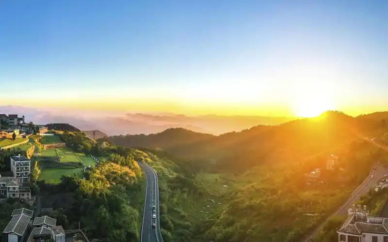 清晨时最美的日出风景,高清壁纸,风景图片-回车桌面