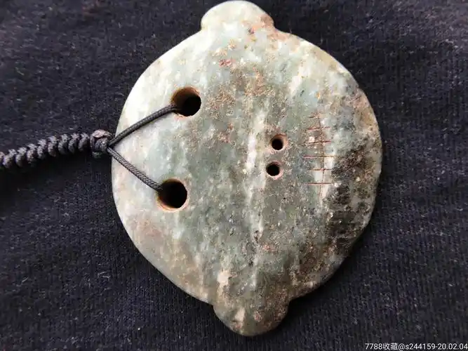 龙山文化古玉钱币玉人玉面玉人头-其他玉石/玉器-7788收藏__收藏热线