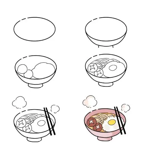 食物简笔画步骤图 - 堆糖,美图壁纸兴趣社区
