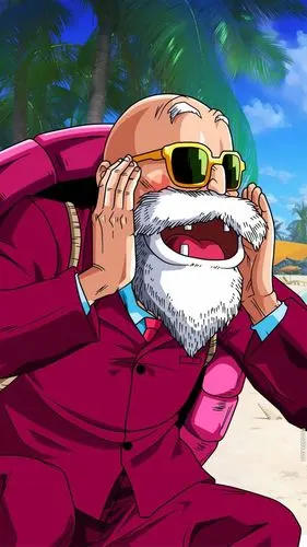 七龙珠武天老师肌肉,爱看内裤色老头龟仙人kame sennin手机壁纸图片集