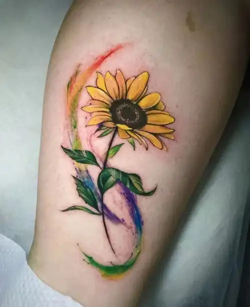 向日葵纹身