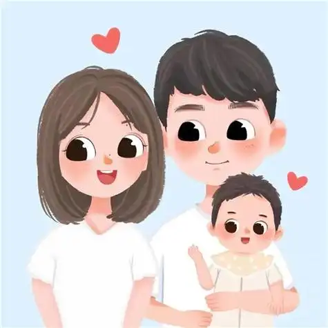 2024头像一家三口高清图片