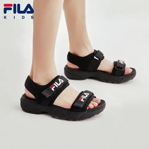 fila斐乐童鞋男女女童凉鞋2021夏季新款魔术凉鞋