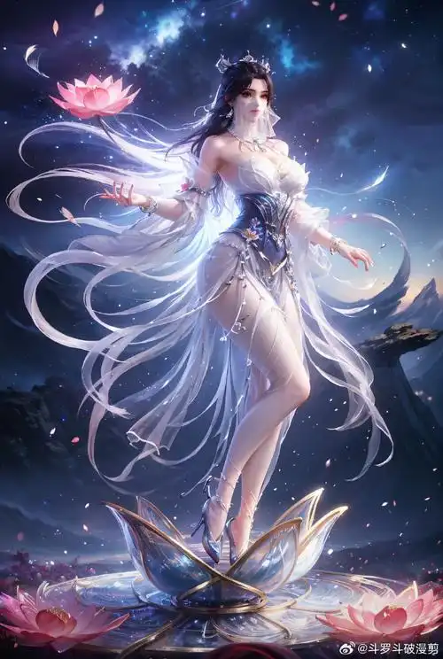 完美世界动画##国漫#女神月婵4k高清壁纸