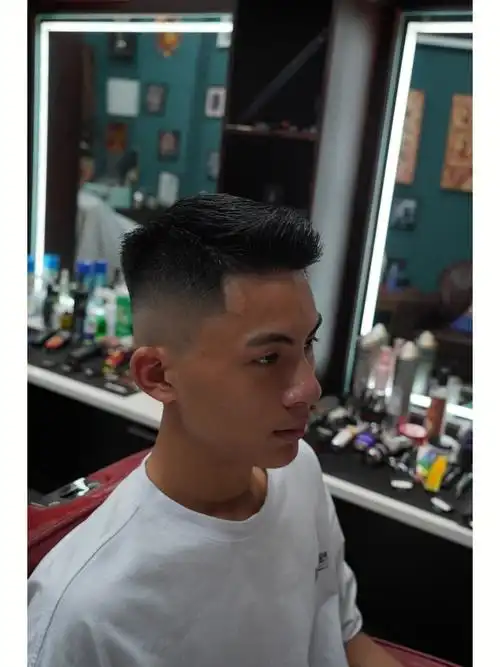 0752barber shop夏天必备发型#男士短发  干净的短发超加分#短发