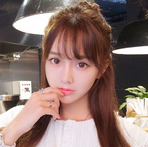 刘海真发空气假发片女超薄蓬松齐流海隐形无痕刘海片