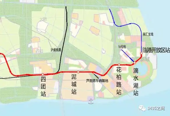 图规划轨道交通南枫线(暂名)是一条上海市域南部地区的东西向市域铁路