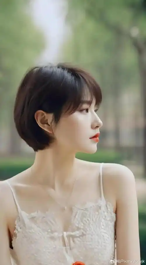 短发的灵动魅力:有层次且露耳|短发|层次|发型_新浪新闻